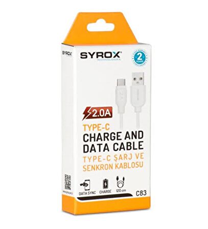 SYROX 2.0 A TYPE C DATA KABLO