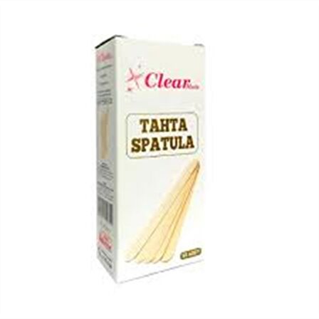 CLEAR MATE TAHTA SPATULA 50 ADETLİ