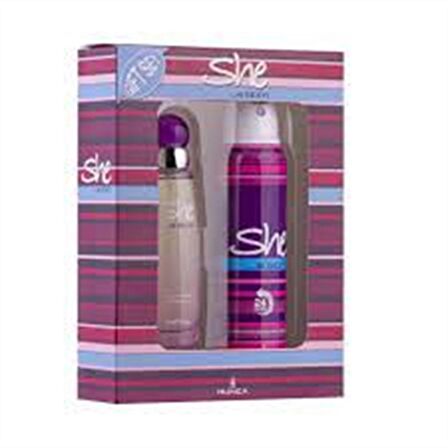 SHE SEXY KOFRE 50 ML EDT 100 ML DEODORANT