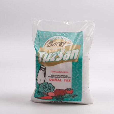 SARAY TUZSAN DOĞAL TUZ 3 KG