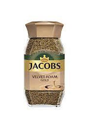 JACOBS VELVET FOAM GOLD KAHVE CAM KAVANOZ 100 G