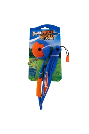 ! Fetch & Fold Mini Katlanabilir Top Fırlatıcı (Küçük Boy Fetch Ball Hediyeli)