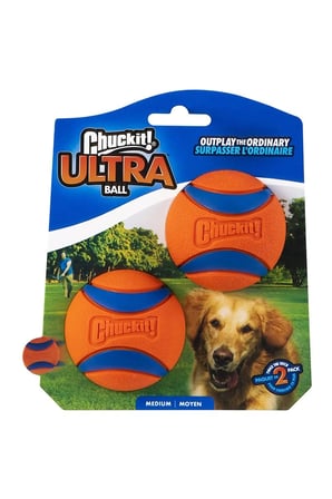 Ultra Ball 2'li Köpek Oyun Topu Orta Boy Boy