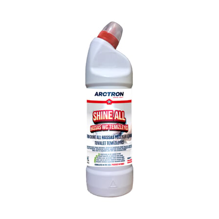 Shine All Hassas Yüzeyler İçin Banyo Tuvalet Temizleyici 1 Lt
