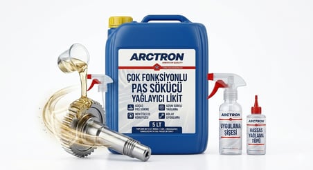 ARCTRON Çok Fonksiyonlu Pas Sökücü Yağlayıcı Likit Set 5 LT