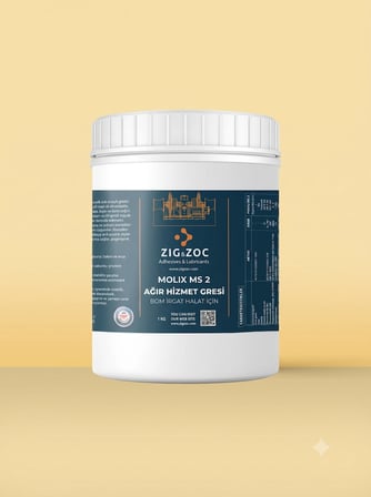 ZIG&ZOC MOLIX MS 2 Ağır Hizmet – Bom ve Irgat Halatı Gresi - 500 GR