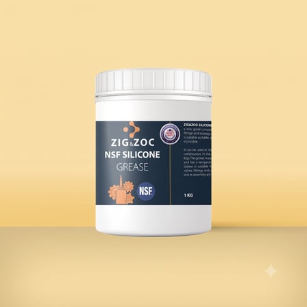 ZIG&ZOC NSF H1 Silikonlu Şeffaf Gres - 1 KG
