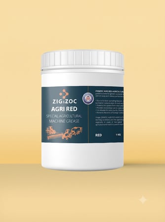 ZIG&ZOC AGRIRED Kalsiyum Tarım Makinesi Gresi - 1 KG