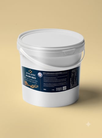 ZIG&ZOC AGRIRED Kalsiyum Tarım Makinesi Gresi - 14 KG