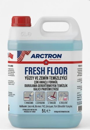 Arctron Fresh Floor Yüzey ve Zemin Temizleyici - çiçek 1 LT