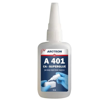 ARCTRON A401 Superglue Genel Amaçlı Hızlı Yapıştırıcı - 20 GR