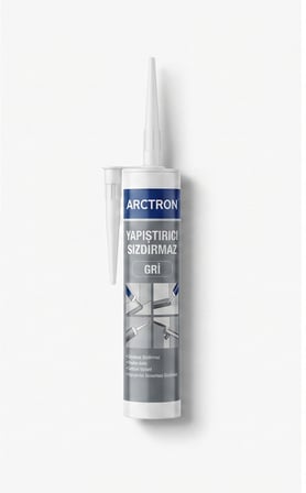 Arctron Yapıştırıcı Sızdırmaz Pu mastik 300 ml - Gri
