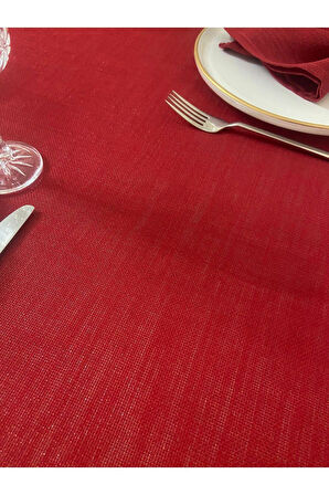 Simli Dertsiz Oval Masa Örtüsü Beyaz 150x210