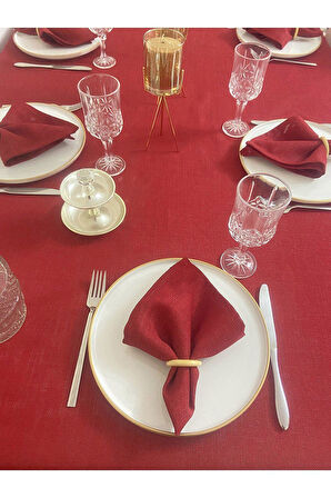 Simli Dertsiz Oval Masa Örtüsü Beyaz 150x210