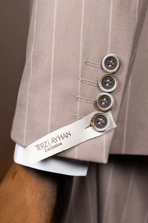 Exclusive Kruvaze Takım Elbise Vizon