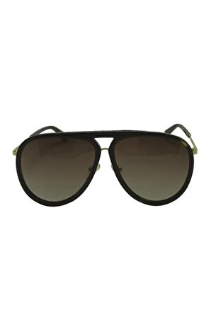 Mod.1035 C.02 Ekartman 59-14 Kahverengi Sarı Kırçıllı Erkek Güneş Gözlüğü