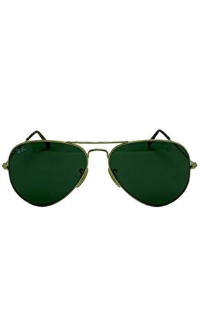 Rayban Mod.3025 c.181 Ekartman 58-14 Sarı Metal Unisex Güneş Gözlüğü