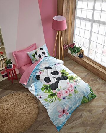 Cotton Box Genç Ranforce Nevresim Takımı Tek Kişilik Jodi Pembe