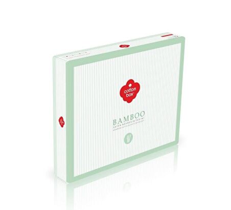 Cotton Box Çift Kişilik Bambu Saten Nevresim Takımı Mavi