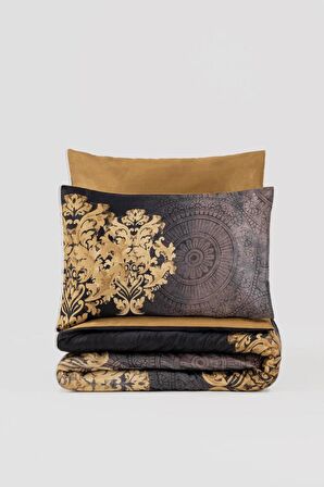 Cotton Box Çift Kişilik Saten Nevresim Takımı Jadira Bej