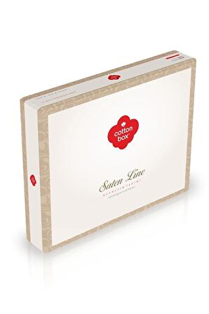 Cotton Box Çift Kişilik Saten Nevresim Takımı Jadira Bej
