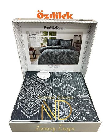Özdilek Çift Kişilik Ranforce Nevresim Takımı Boucle Gri