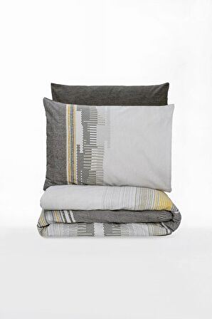 Cotton Box Toprak Çift Kişilik Nevresim Takımı Taron Vizon