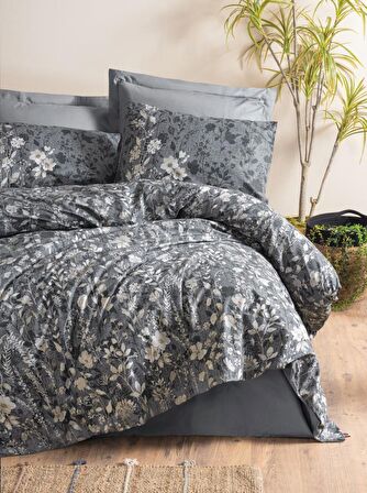 Cotton Box Dual Çift Kişilik Nevresim Takımı Comely Antrasit