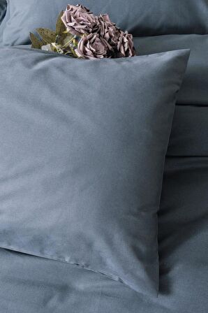 Cotton Box Plain Antrasit Tek Kişilik Ranforce Nevresim Takımı