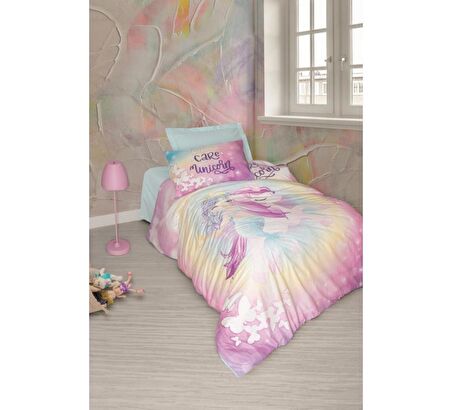 Cotton Box Genç Ranforce Nevresim Takımı Tek Kişilik Sirena Mint