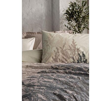 Cotton Box Dual Çift Kişilik Nevresim Takımı Lindon Bej