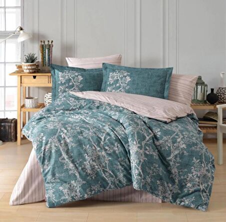 Hobby Çift Kişilik Poplin Nevresim Takımı Dream Mavi