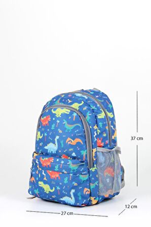 Üçlü Okul Çanta Seti PLCAN2079 303 Dinozor