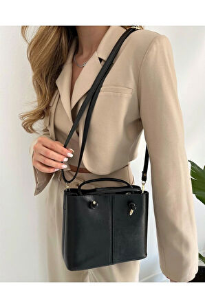 Kadın Siyah Omuz Çanta