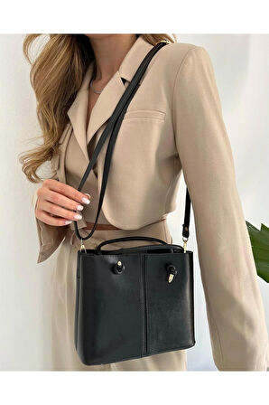 Kadın Siyah Omuz Çanta