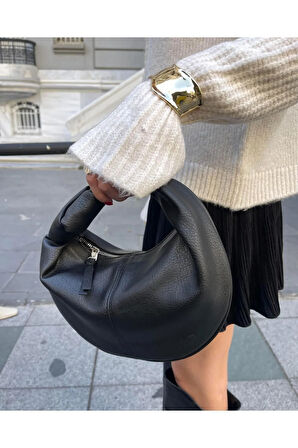 Düğüm Detaylı Çanta Siyah