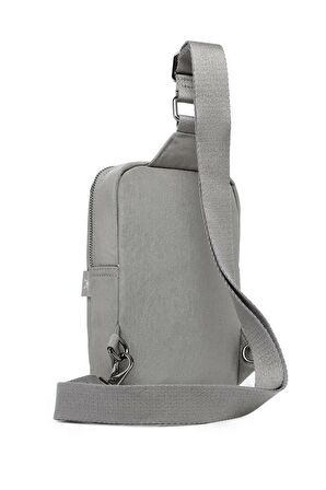 SMARTBAGS NANO METALİK KUMAŞ KADIN BODYBAG 2022-3105 M METALİK GRİ