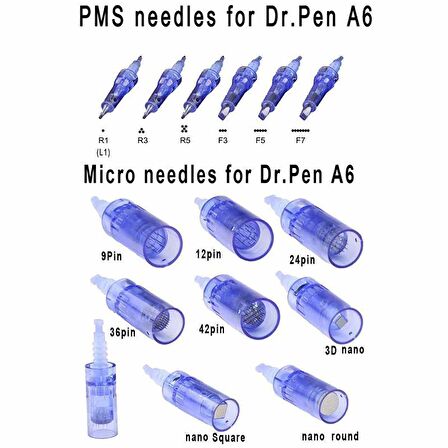ADANİL DR. PEN NANO ROUND DERMAPEN İĞNESİ ORİJİNAL DERMAPEN İĞNE KARTUŞU SOKETLİ 1 ADET