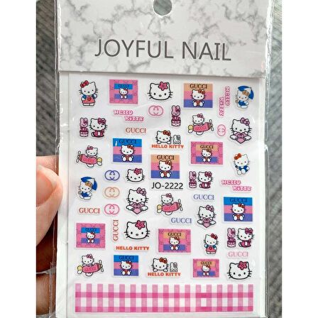 Adanil Uçak Marka Desen Hello Kitty Sticker J0-2222