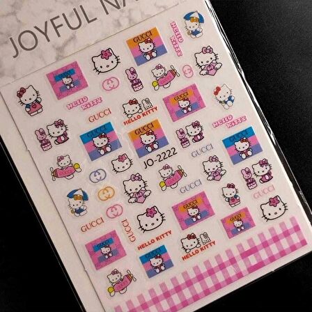 Adanil Uçak Marka Desen Hello Kitty Sticker J0-2222