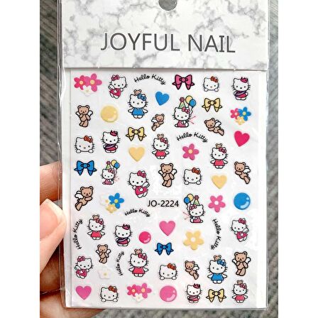 Adanil Ayıcık Kalp Hello Kitty Sticker J0-2224