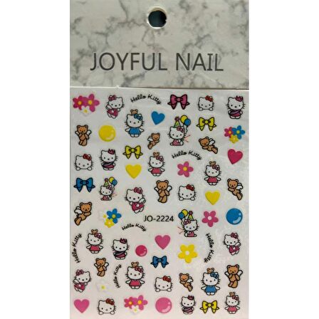 Adanil Ayıcık Kalp Hello Kitty Sticker J0-2224