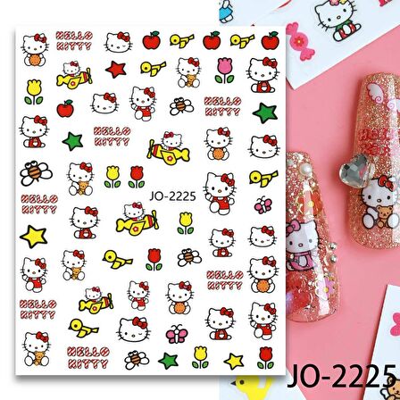 Adanil Kuş Böcek Uçak Hello Kitty Sticker J0-2225