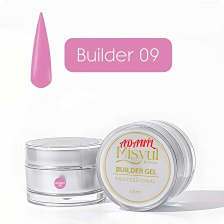 Adanil Misyul Profesyonel Ultra Pembe Builder Gel 09 50 ml