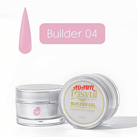 Adanil Misyul Profesyonel Açık Pembe Builder Gel 04 50 ml