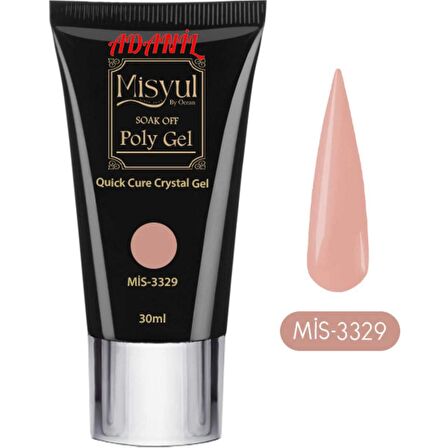 Adanil Misyul Profesyonel 30 ml Nude Poly Gel 3329 Akrilik Jel