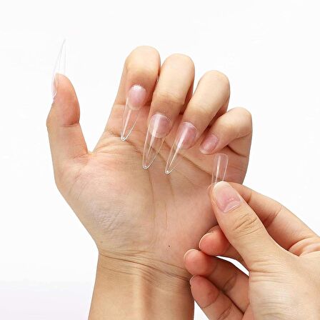Adanil Yeni Nesil Medium Stiletto Jel Tips Kolay Kullanım Hızlı İşlem 550 Adet