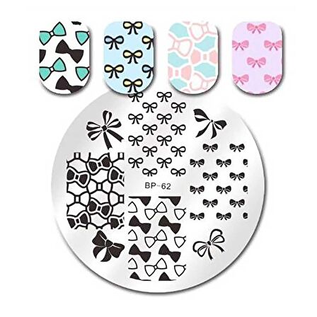 BORN PRETTY STAMPER DESEN PLAKASI X62