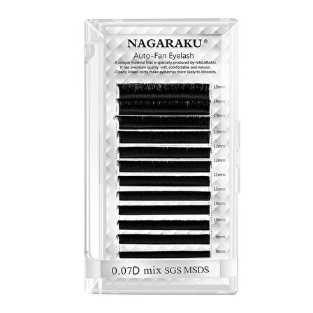 NAGARAKU AKILLI BAND İPEK KİRPİK 0.07 D MİX