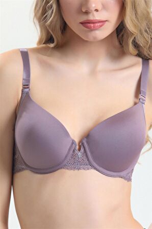 4520 - Süngerli Dantelli Sütyen